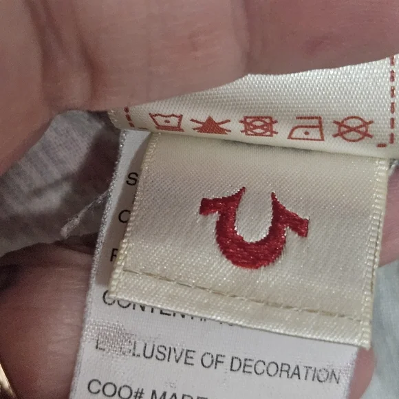 True Religion Western style snap button-down size xs - Picture 10 of 16